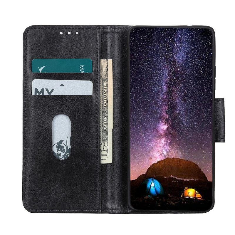 Κάλυμμα Sony Xperia 10 IV Δερμάτινο Κούμπωμα Τύπου Reversible